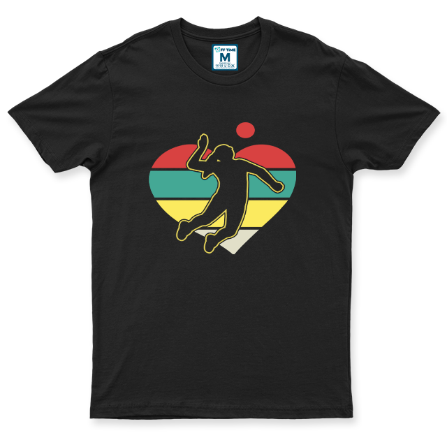 Drifit Shirt: Volleyball Heart