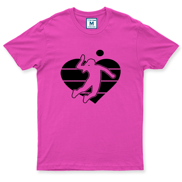 Drifit Shirt: Volleyball Heart