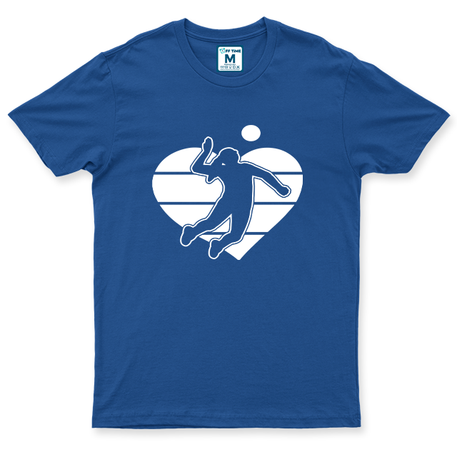 Drifit Shirt: Volleyball Heart