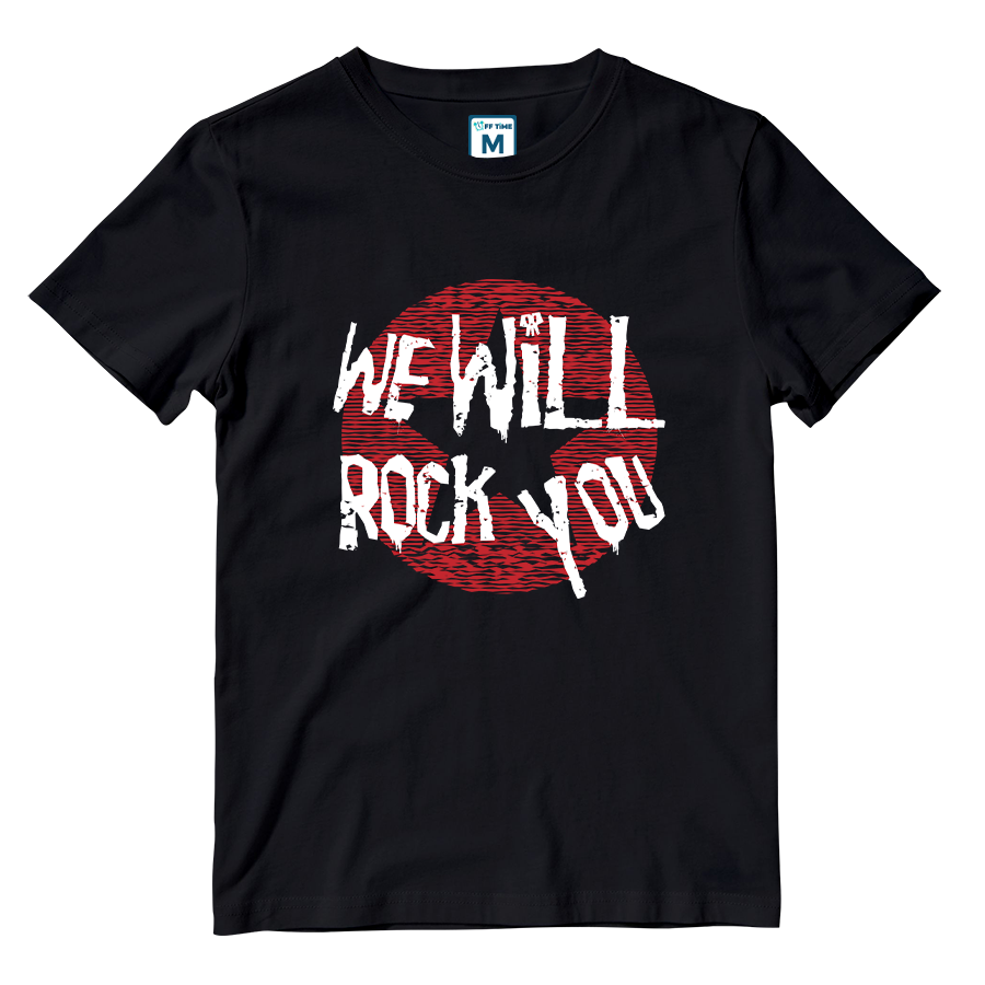 Cotton Shirt: We Will Rock You