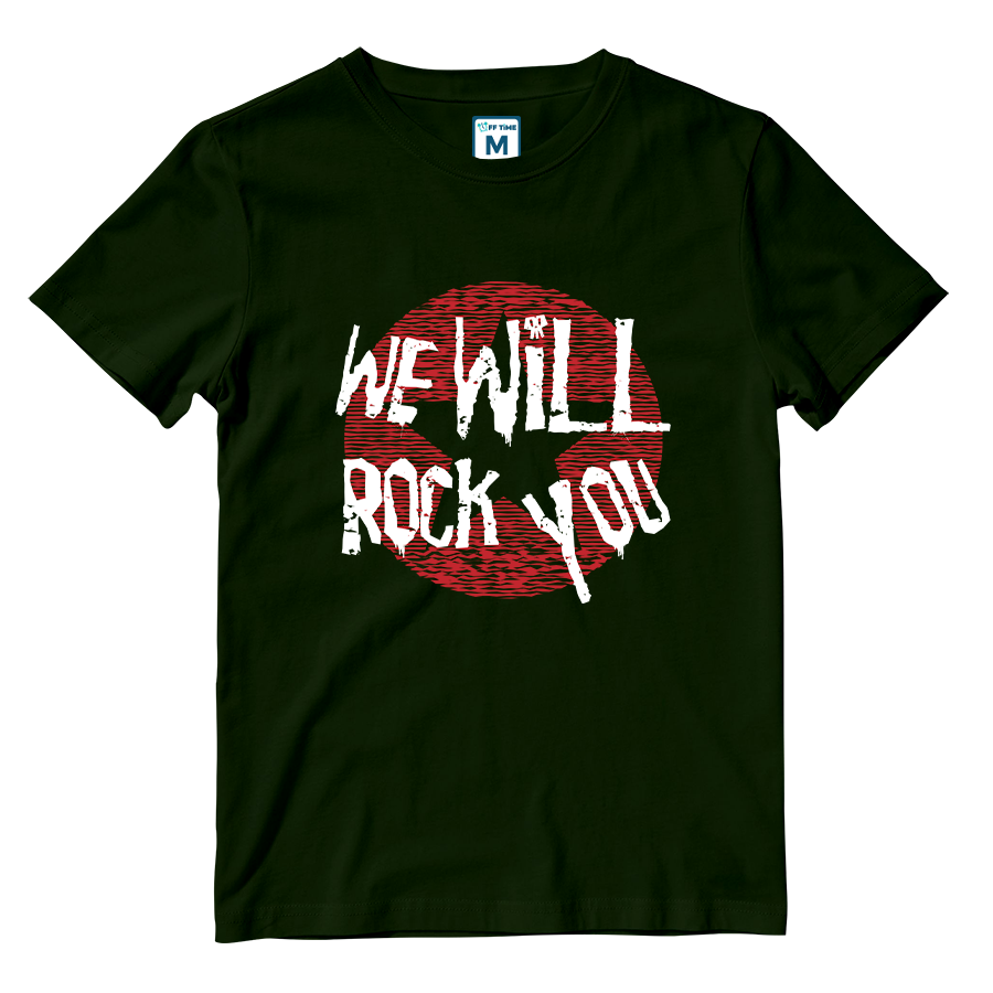 Cotton Shirt: We Will Rock You