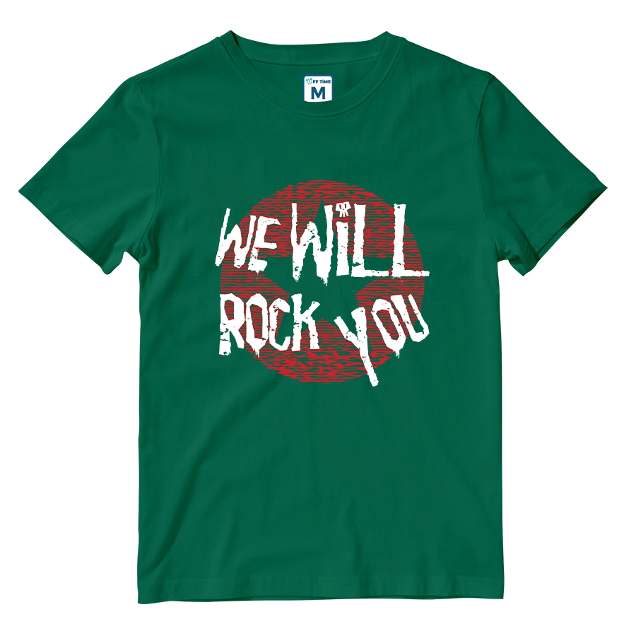 Cotton Shirt: We Will Rock You