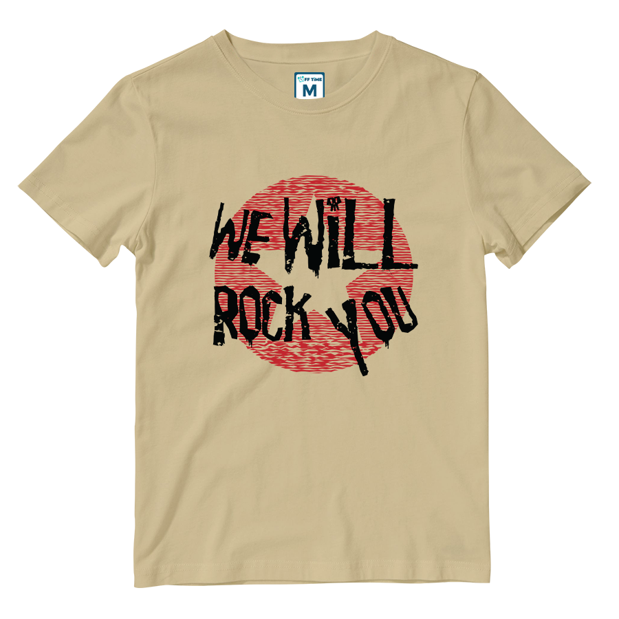 Cotton Shirt: We Will Rock You