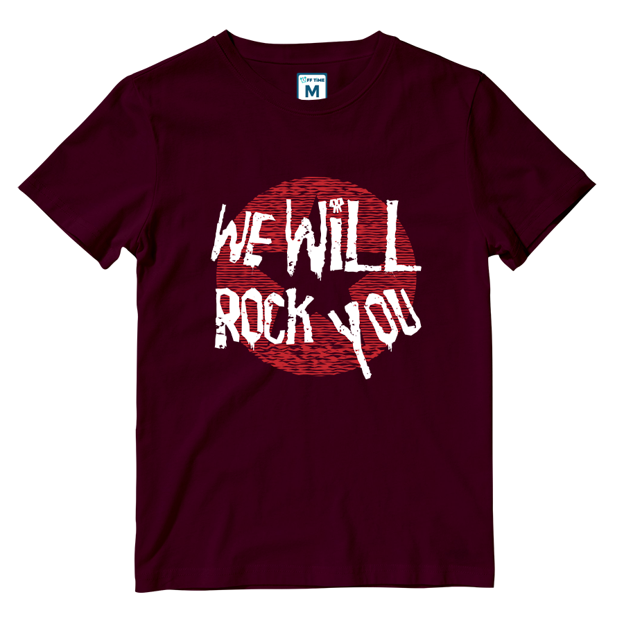 Cotton Shirt: We Will Rock You