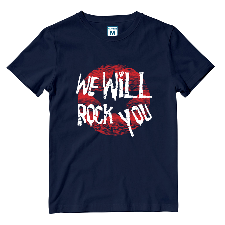 Cotton Shirt: We Will Rock You