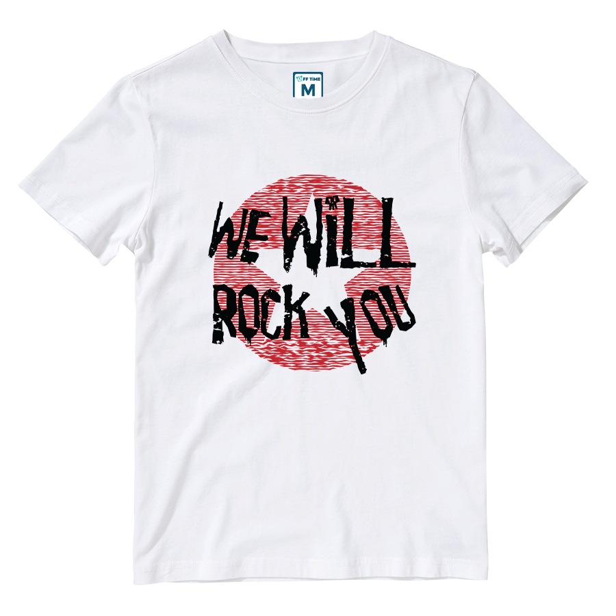 Cotton Shirt: We Will Rock You