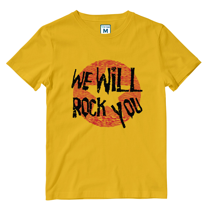 Cotton Shirt: We Will Rock You