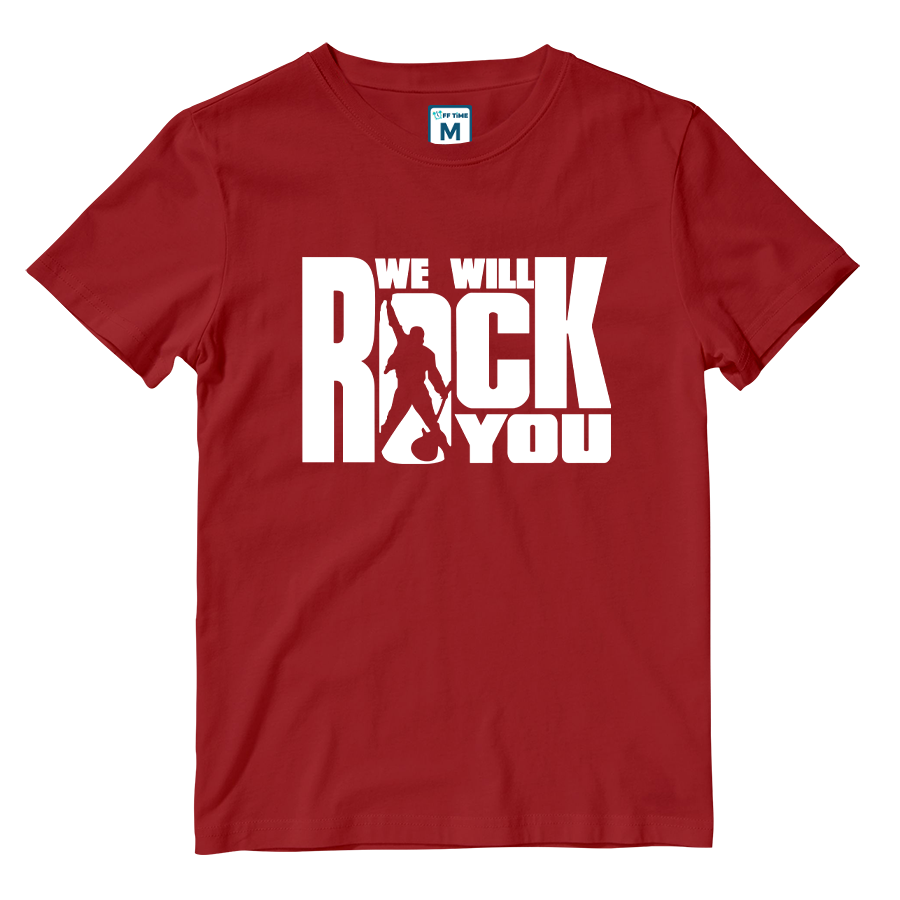 Cotton Shirt: We Will Rock You