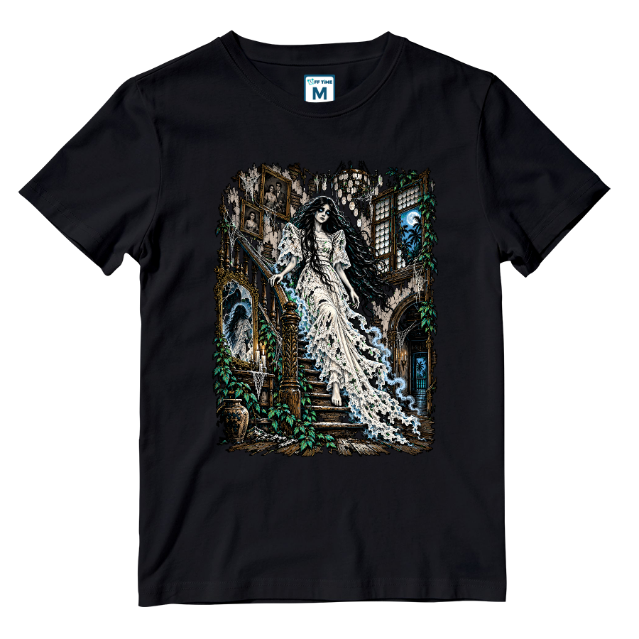 Cotton Shirt: White Lady