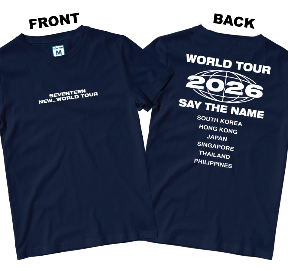 Cotton Shirt: World Tour Shirt (Front and Back)