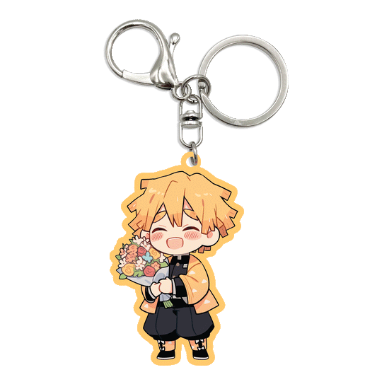 Acrylic Bag Charm: Zenitsu Flower