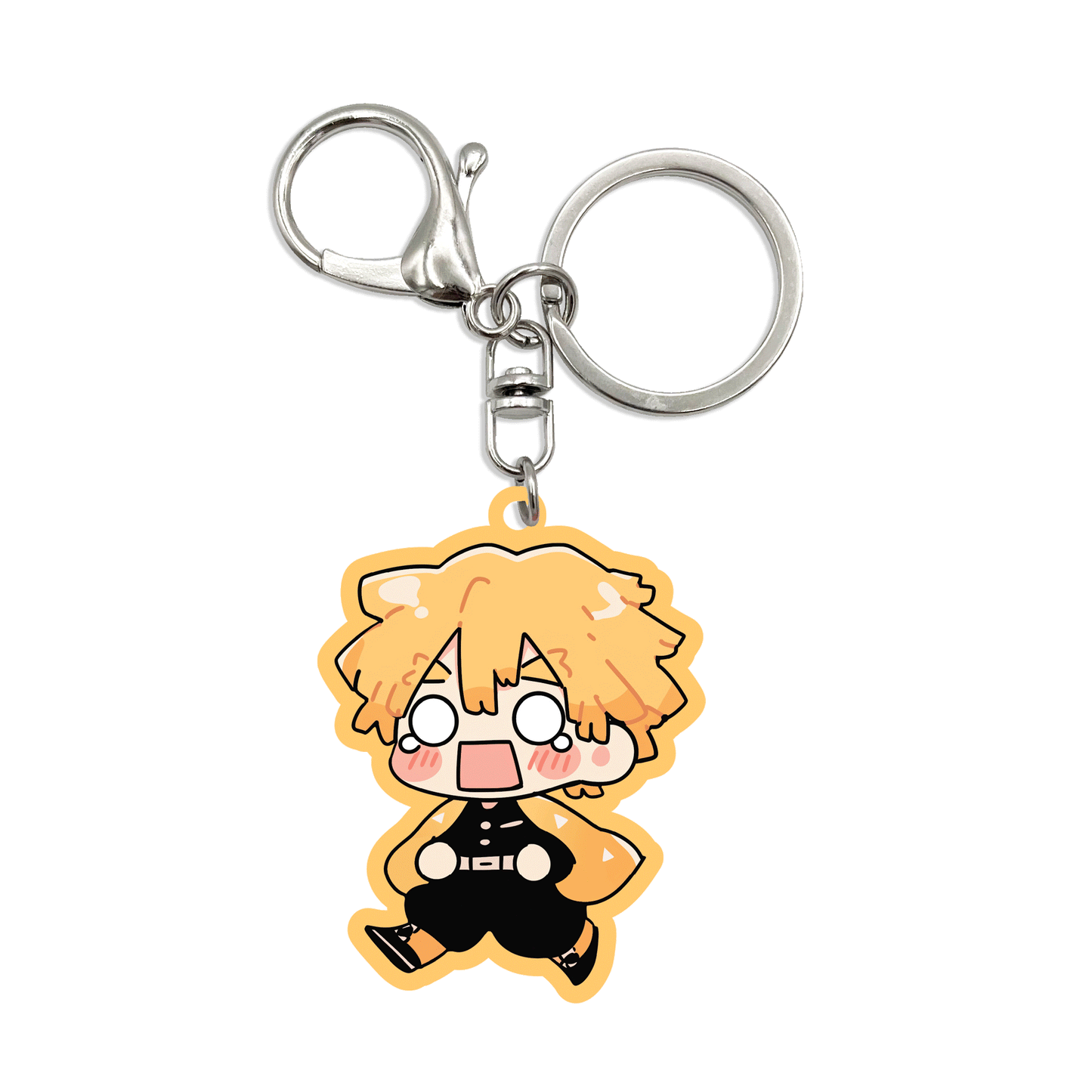 Acrylic Bag Charm: Zenitsu Scared