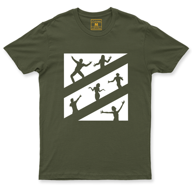 Drifit Shirt: Zumba Dancers Silhouette