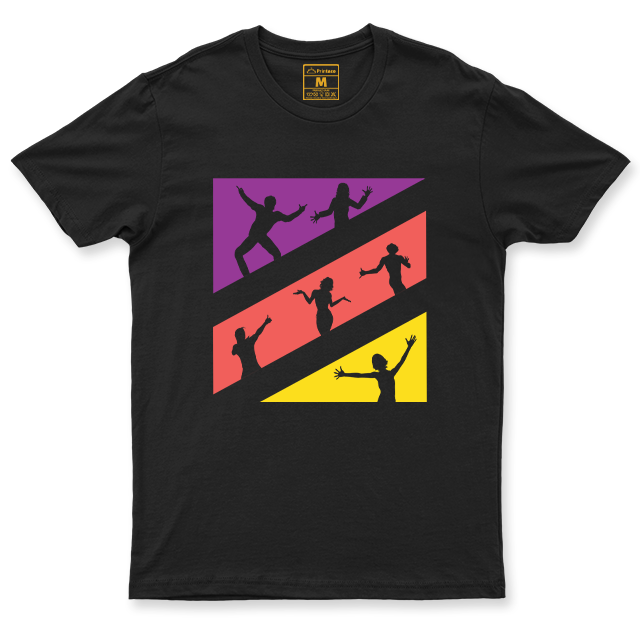 Drifit Shirt: Zumba Dancers Silhouette