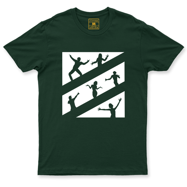 Drifit Shirt: Zumba Dancers Silhouette