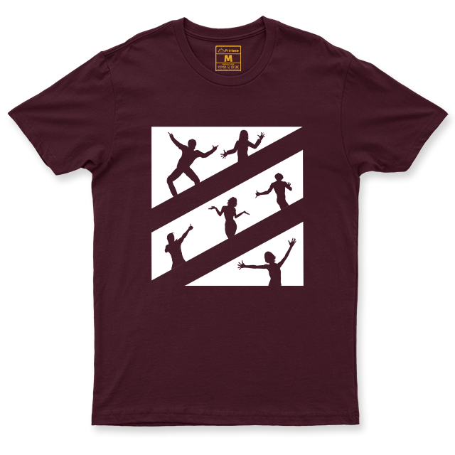Drifit Shirt: Zumba Dancers Silhouette