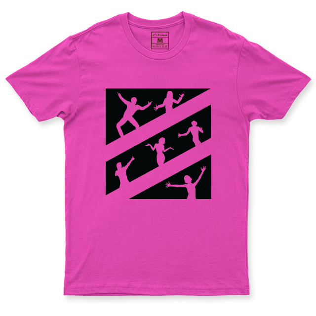 Drifit Shirt: Zumba Dancers Silhouette