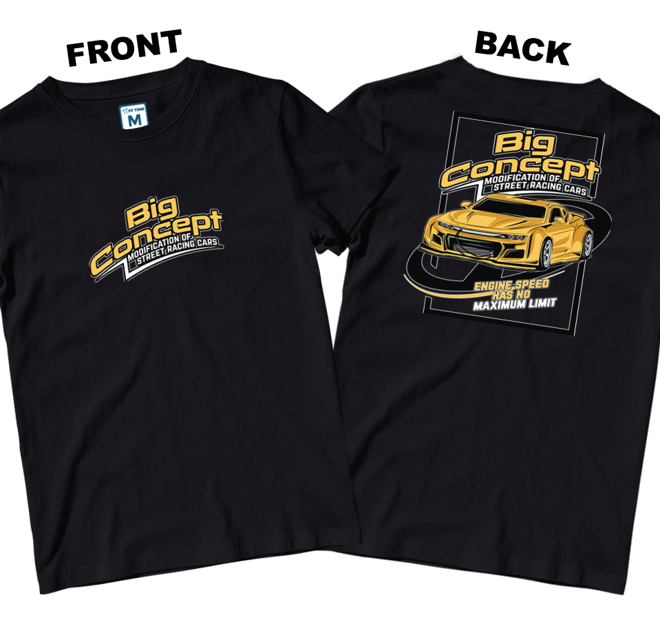 Cotton Shirt: Big Concept (Front and Back)