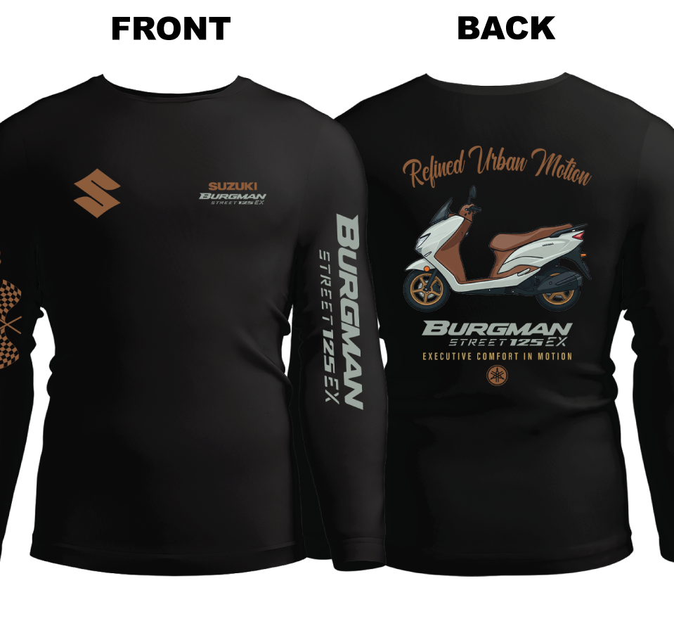 Long Sleeve Drifit Shirt: Suzuki Burgman