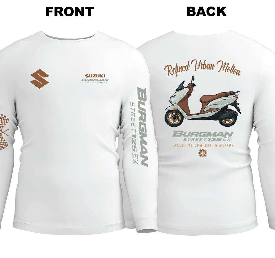 Long Sleeve Drifit Shirt: Suzuki Burgman