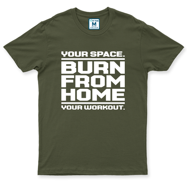 Drifit Shirt: Burn From Home