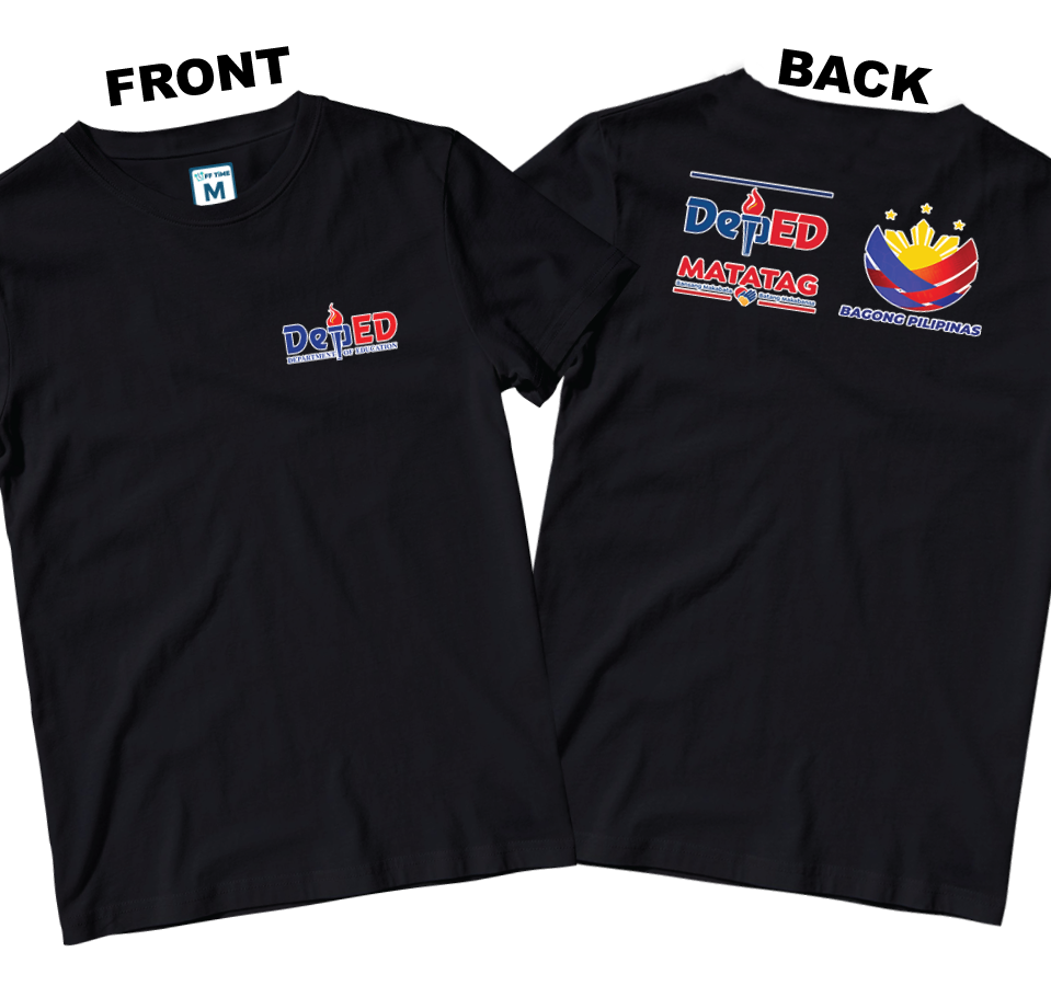 Cotton Shirt: DepEd Pocket 1 (Front and Back)