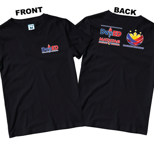 Cotton Shirt: DepEd Pocket 1 (Front and Back)