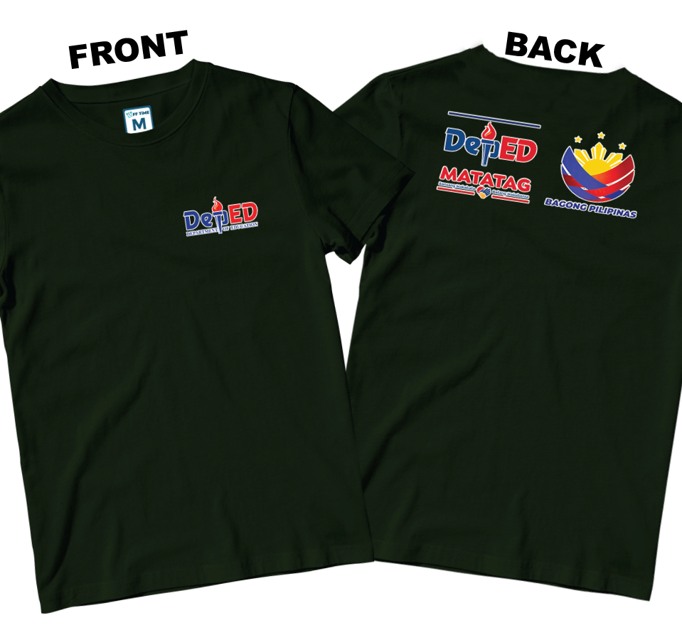 Cotton Shirt: DepEd Pocket 1 (Front and Back)