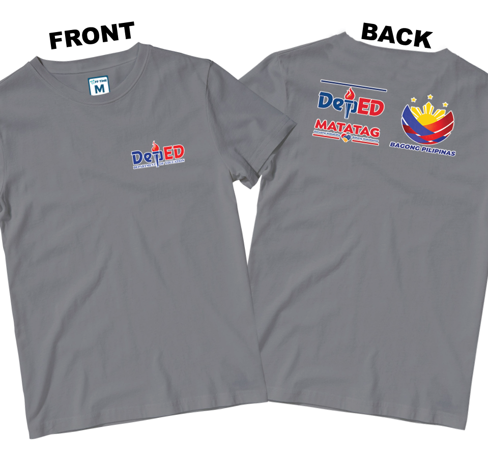 Cotton Shirt: DepEd Pocket 1 (Front and Back)