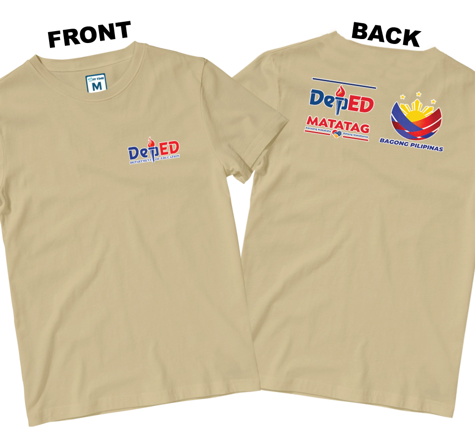 Cotton Shirt: DepEd Pocket 1 (Front and Back)