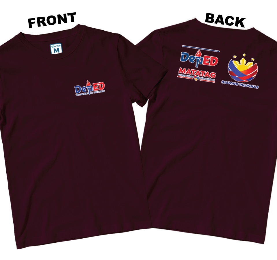 Cotton Shirt: DepEd Pocket 1 (Front and Back)