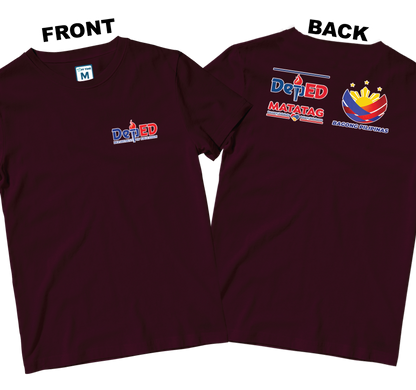 Cotton Shirt: DepEd Pocket 1 (Front and Back)