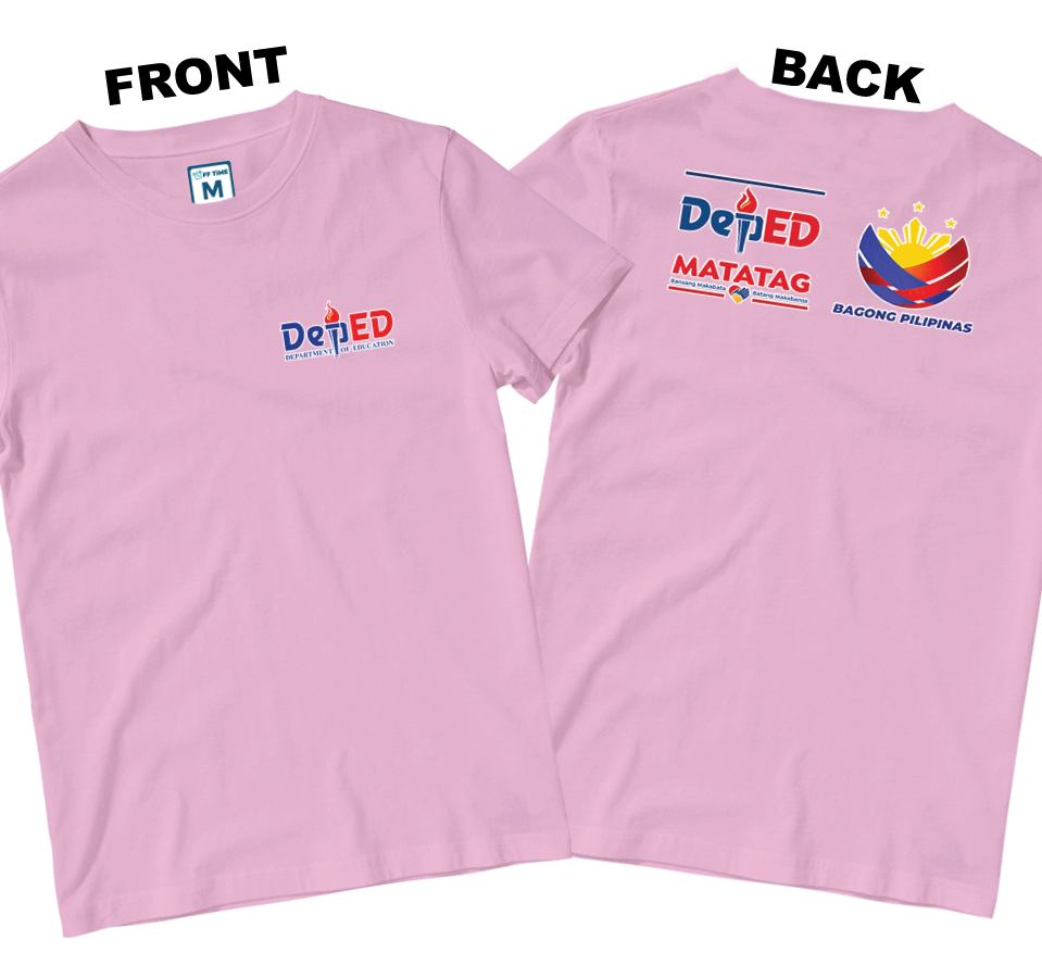 Cotton Shirt: DepEd Pocket 1 (Front and Back)