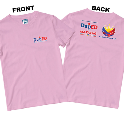 Cotton Shirt: DepEd Pocket 1 (Front and Back)