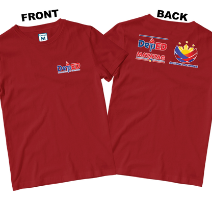 Cotton Shirt: DepEd Pocket 1 (Front and Back)