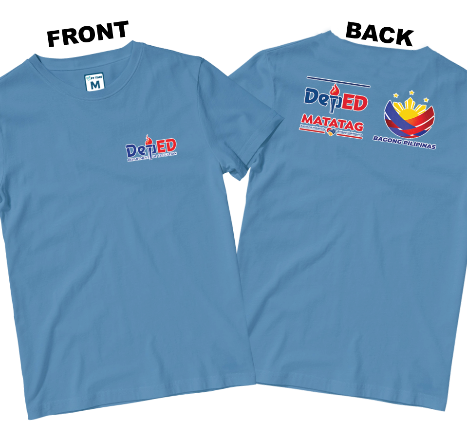Cotton Shirt: DepEd Pocket 1 (Front and Back)