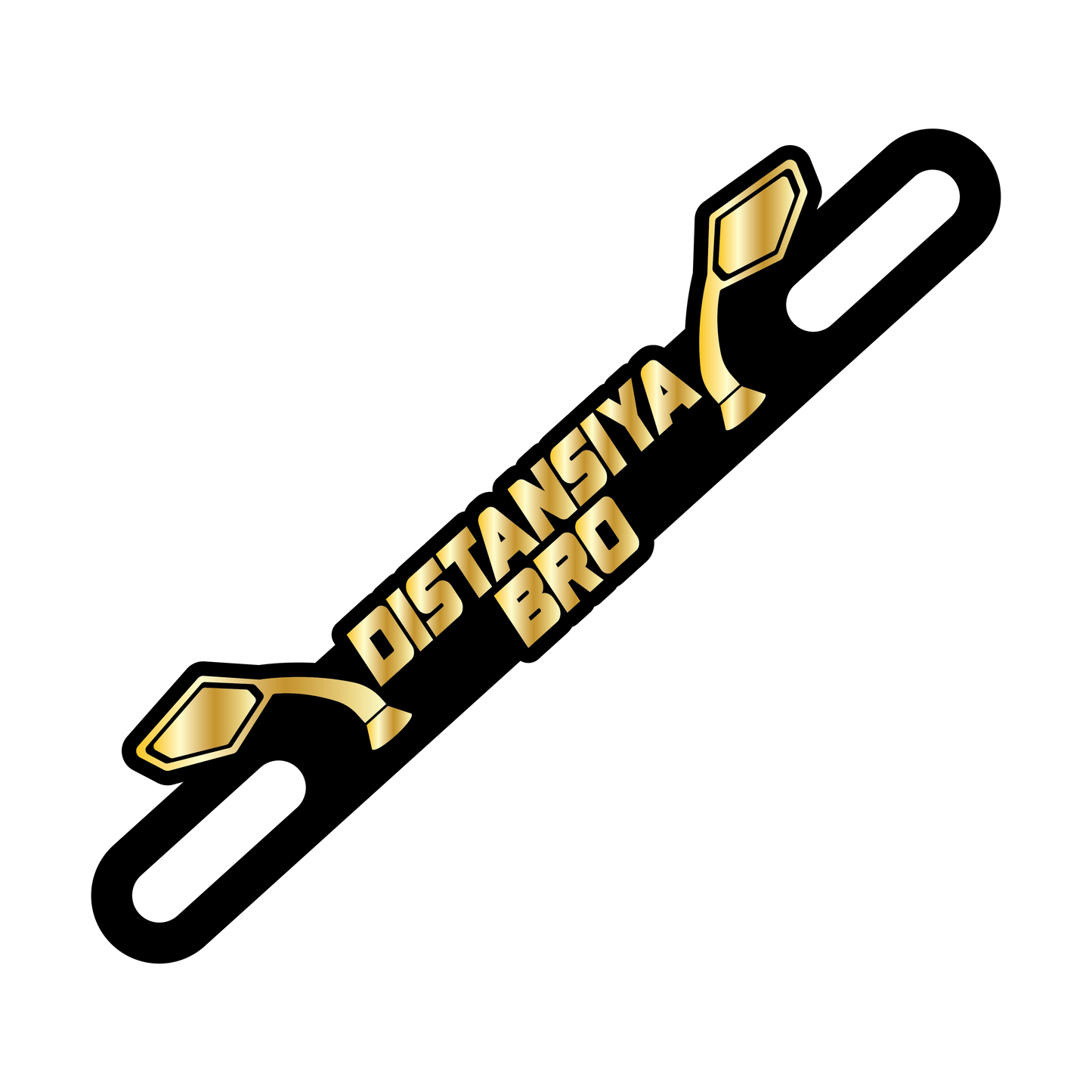 Motorcycle Plate Badge: Distansya Bro