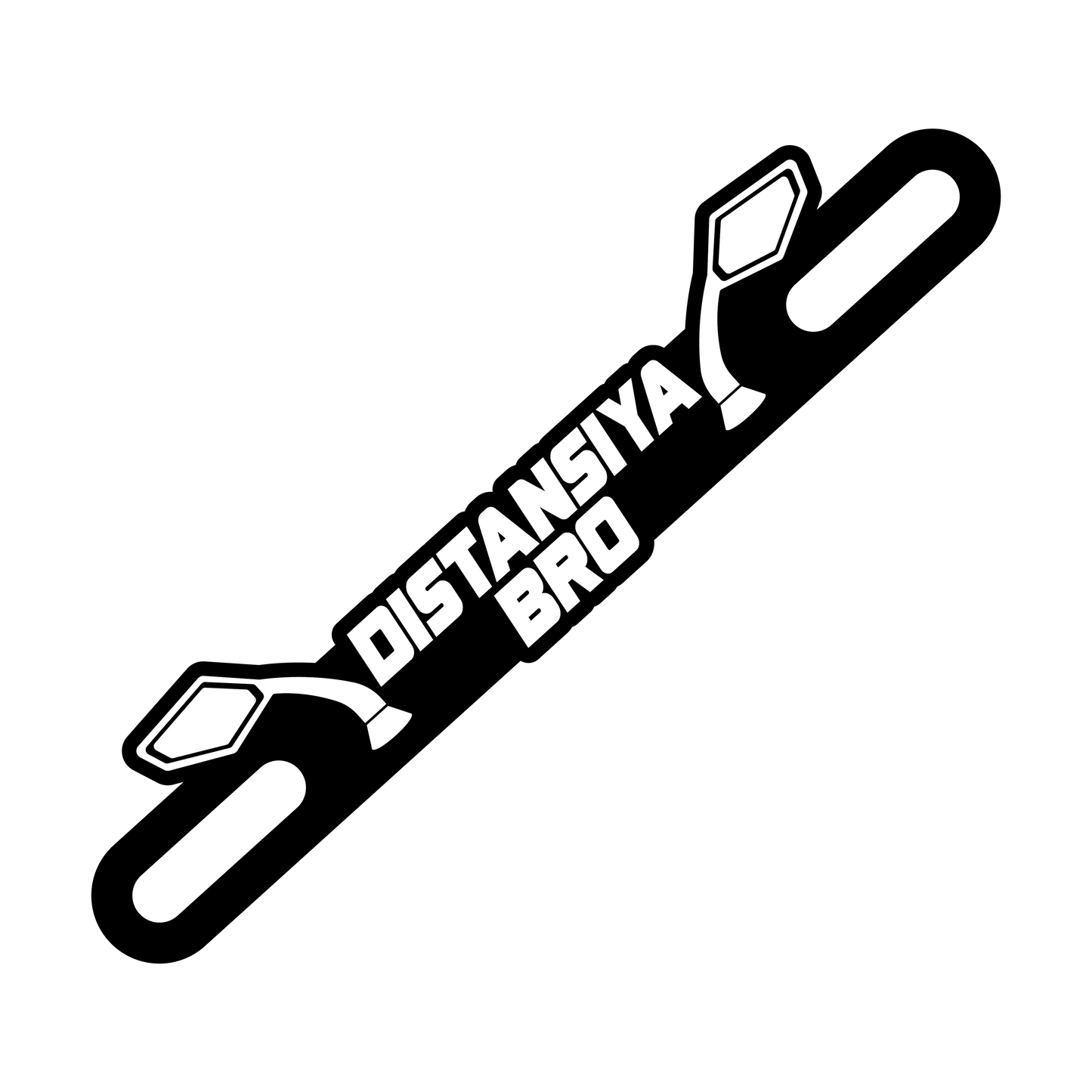 Motorcycle Plate Badge: Distansya Bro