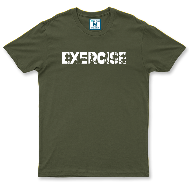 Drifit Shirt: Exercise Silhouette