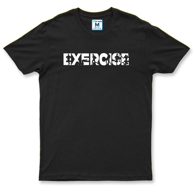 Drifit Shirt: Exercise Silhouette