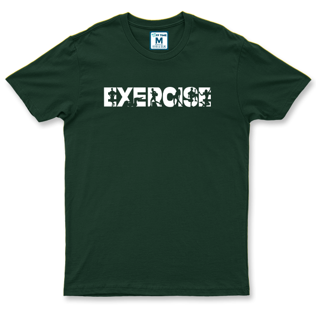 Drifit Shirt: Exercise Silhouette