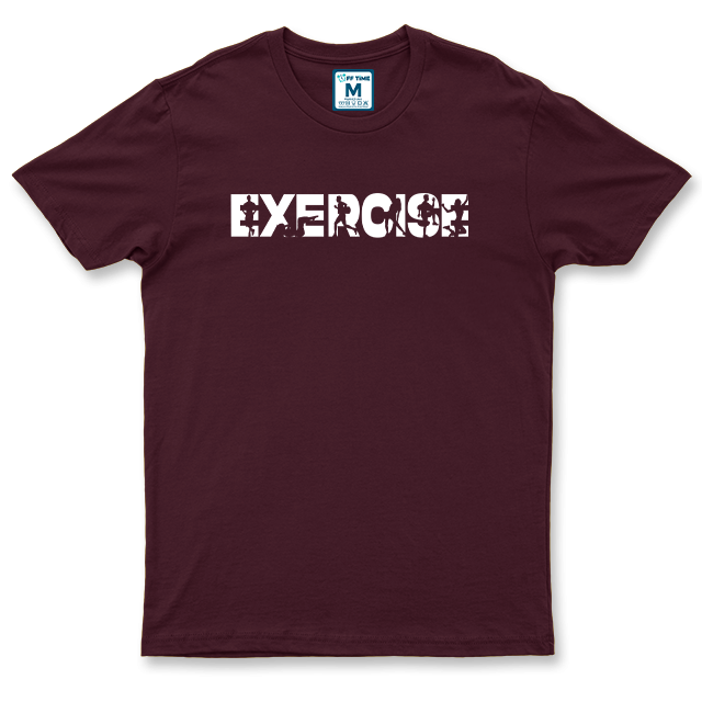 Drifit Shirt: Exercise Silhouette