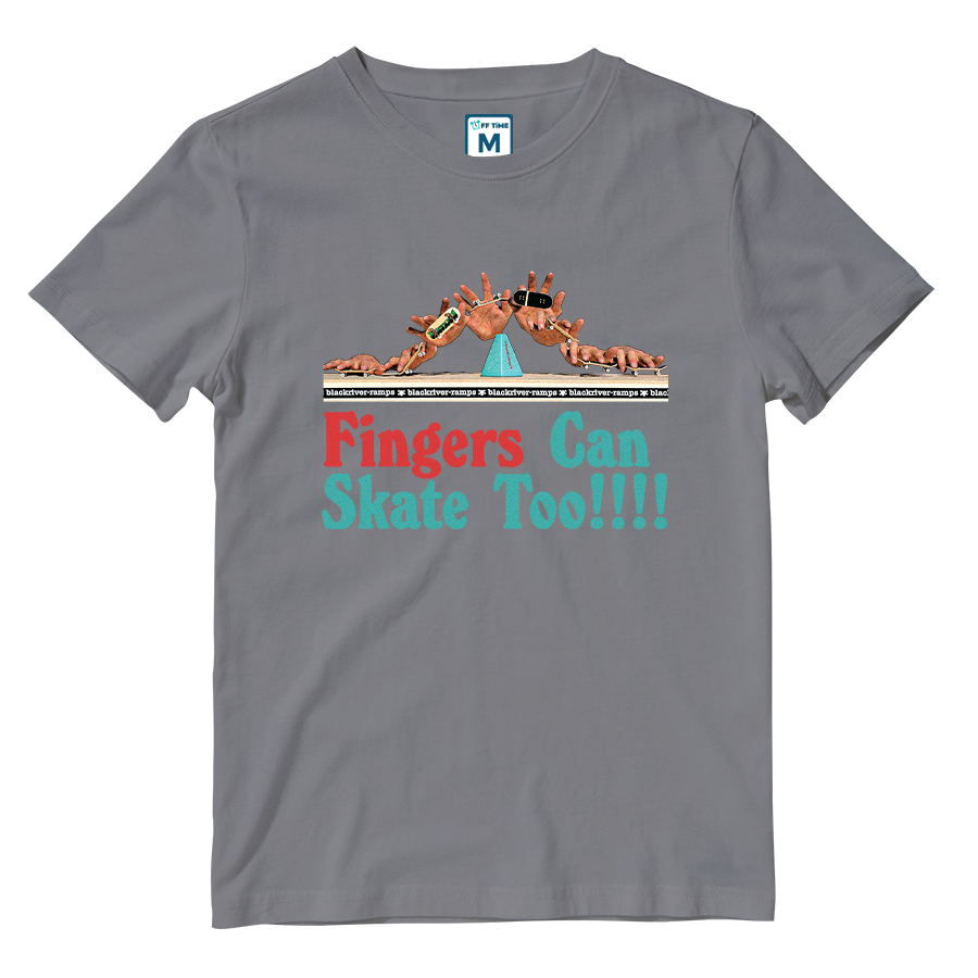 Cotton Shirt: Fingers Can Skate Too