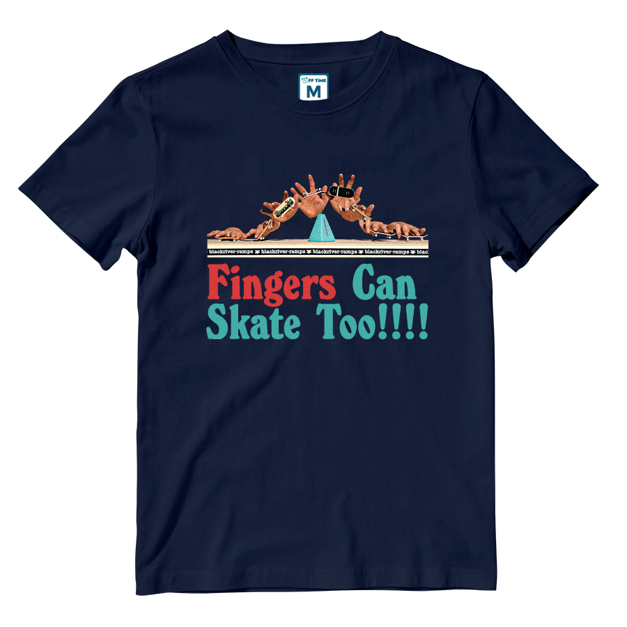 Cotton Shirt: Fingers Can Skate Too