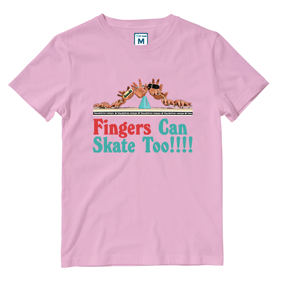 Cotton Shirt: Fingers Can Skate Too