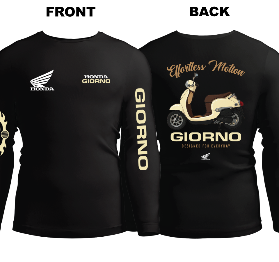 Long Sleeve Drifit Shirt: Honda Giorno
