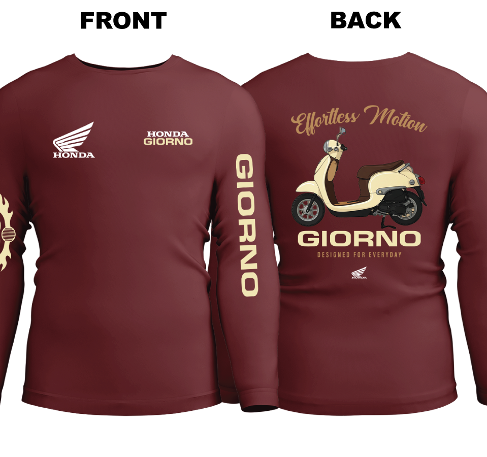 Long Sleeve Drifit Shirt: Honda Giorno