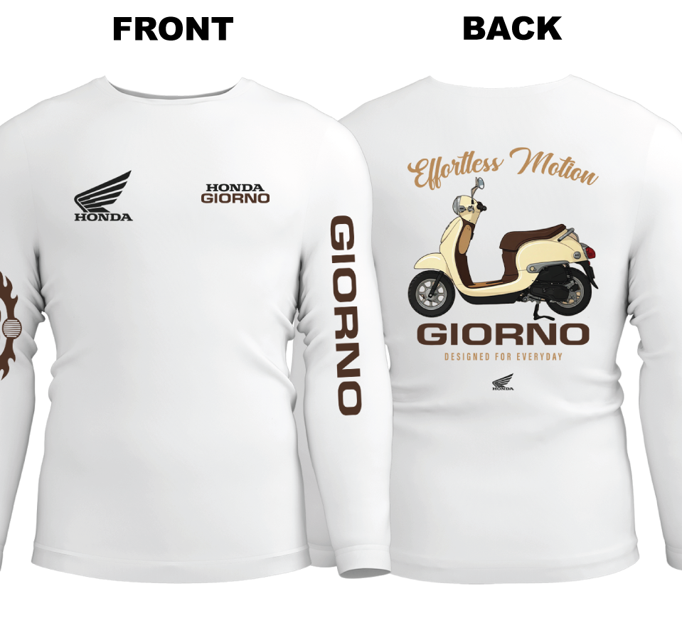 Long Sleeve Drifit Shirt: Honda Giorno