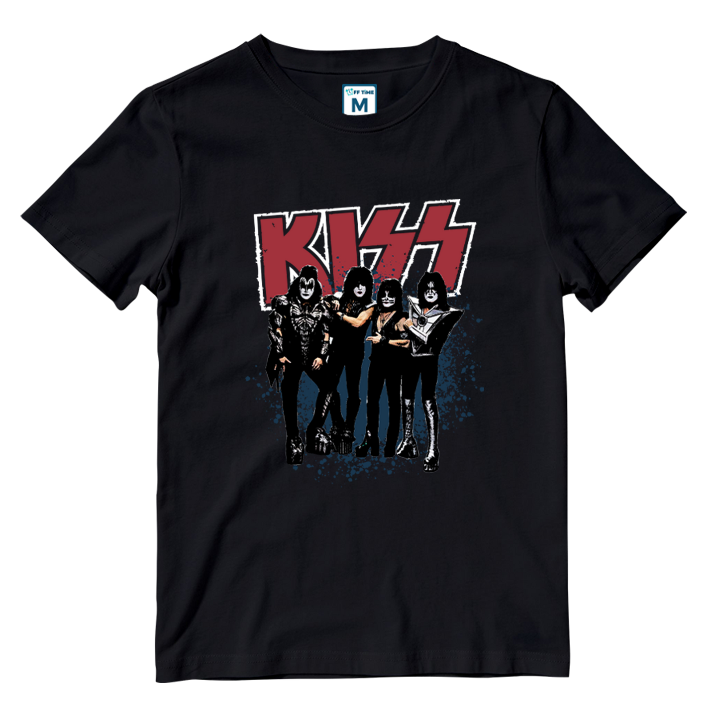 Cotton Shirt: Kiss Grunge