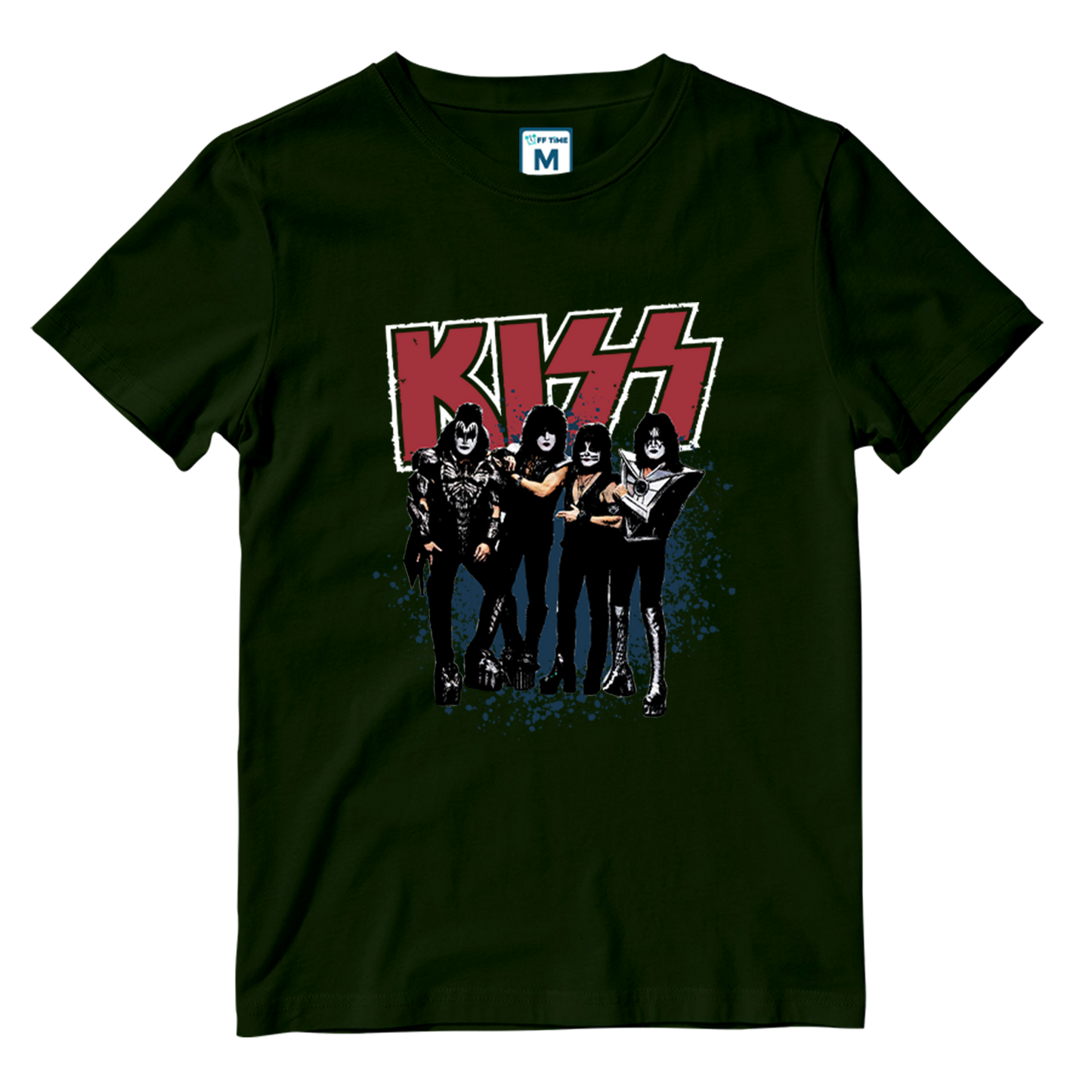 Cotton Shirt: Kiss Grunge